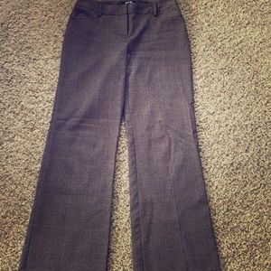 Apt 9 Curvy Fit Brown-Pattern Dress Pant, Size 4
